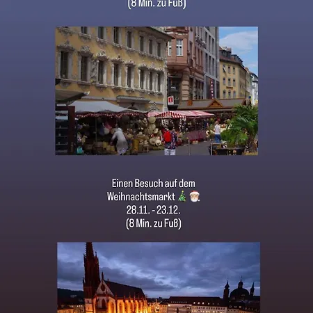 Brueckenglueck Alte Mainbruecke - Gratis Kaffee - Netflix - Balkon * Würzburg